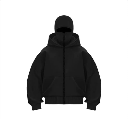 Comforttt™  Fleece-Lined Double Hood Sweater