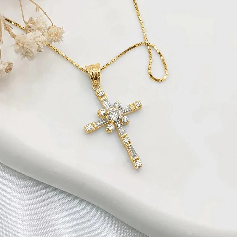 Diamond Cross Necklace