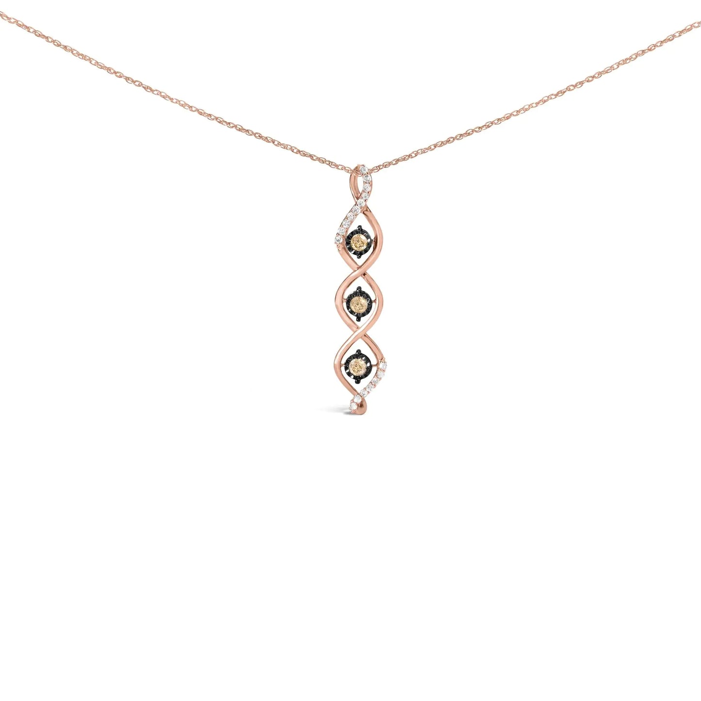 Comforttt™ Diamond Spiral Necklace