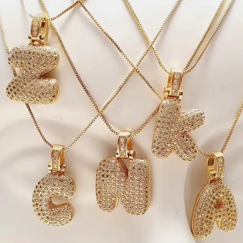 Gen 1 Bubble Letter Necklace