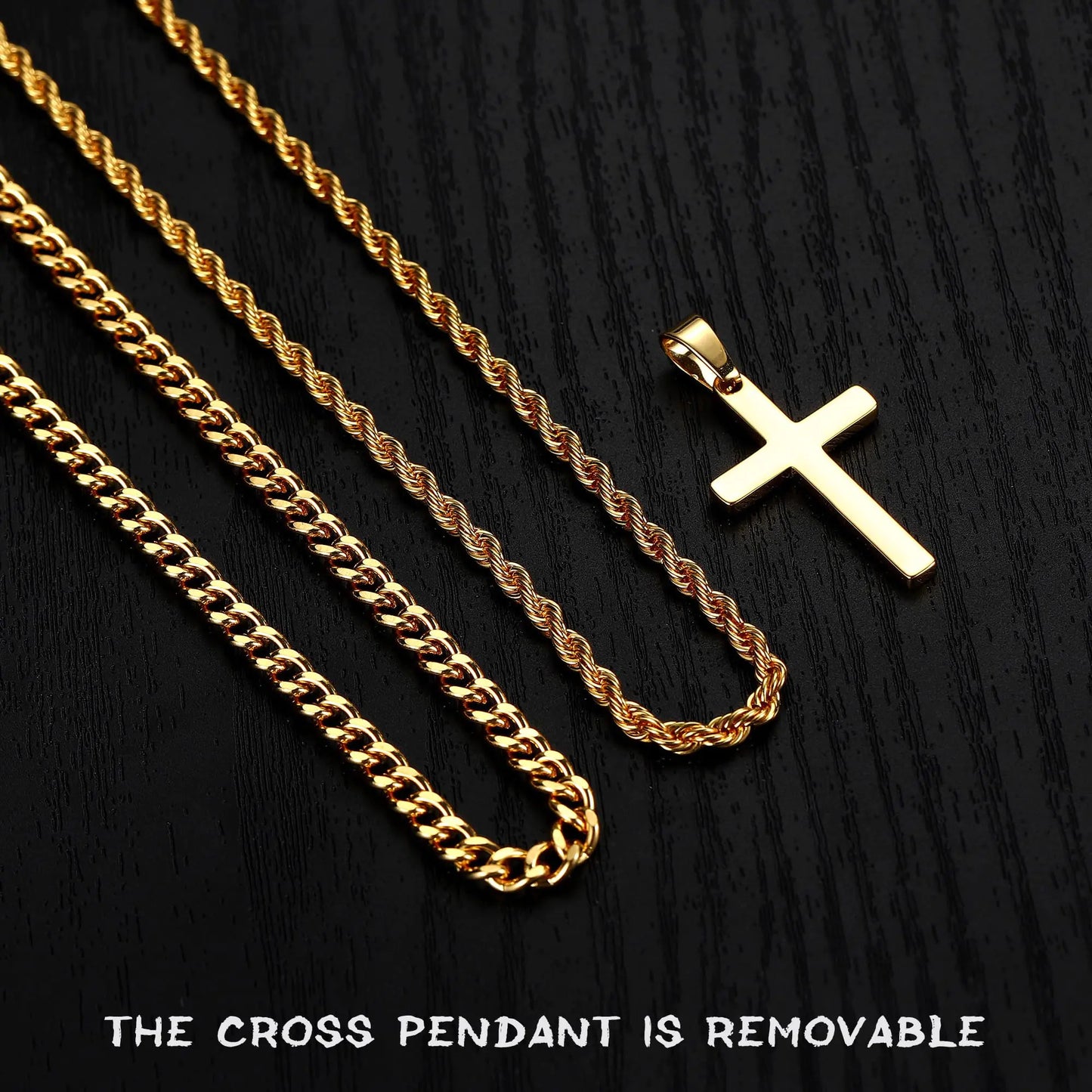 Comforttt™ Mens Cross Necklace